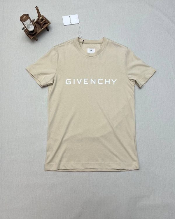 Givenchy Vintage Slim T-Shirts Replica Sale UK in beige color