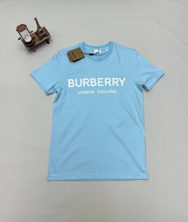 Burberry London England T-Shirt Printed Tshirt in blue color Burberry London England T-Shirt Printed Tshirt in blue color