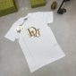 Dior Printed Logo Stylish T-Shirt In white Color