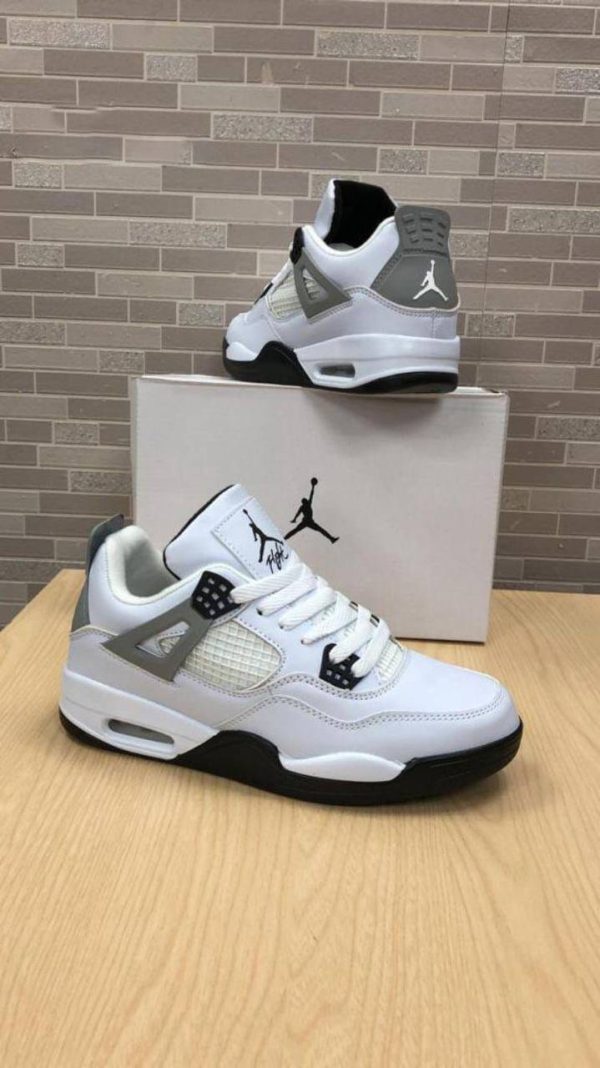 Nike Air JORDAN 4s White Women Retro Lightning Running Shoes