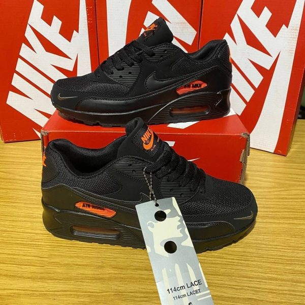 Nike Air Max 90 Jewel Black Safety Orange Rep Sneaker
