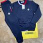 MONCLER KIDS TRACKSUIT in navy blue Color