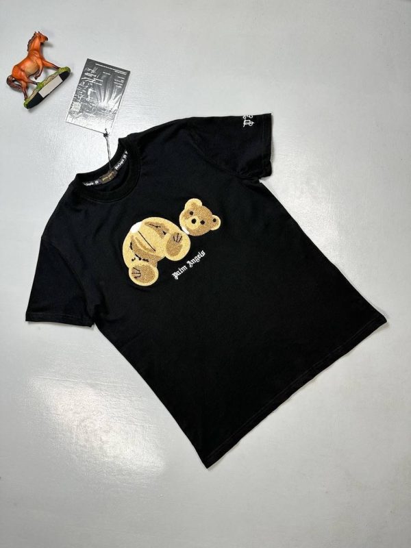 Palm Angels PA Teddy Bear T-shirts Half Sleeves in black color Palm Angels PA Teddy Bear T-shirts Half Sleeves in black color