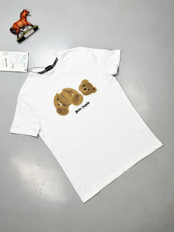 Palm Angels PA Teddy Bear T-shirts Half Sleeves in white color Palm Angels PA Teddy Bear T-shirts Half Sleeves in white color