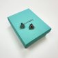 TIFFANY&CO. EAR RING silver with mini diamond