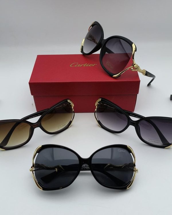 Cartier Round Frame Fashion Sunglasses For Women's in Different Colors