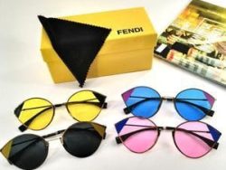 Fendi Anti-Reflective Cat Eye Sunglasses For Women's in Different Colors