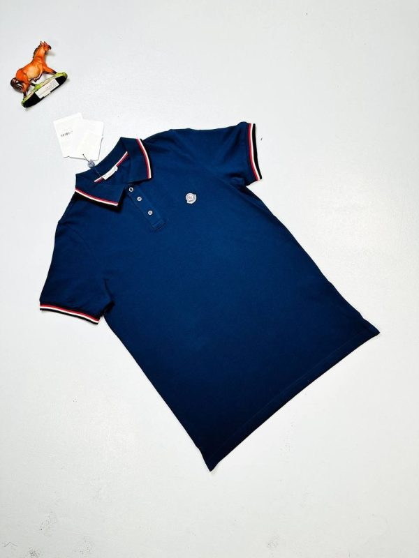 MONCLER POLO SHIRTS in Royal Blue Colour MONCLER POLO SHIRTS in Royal Blue Colour