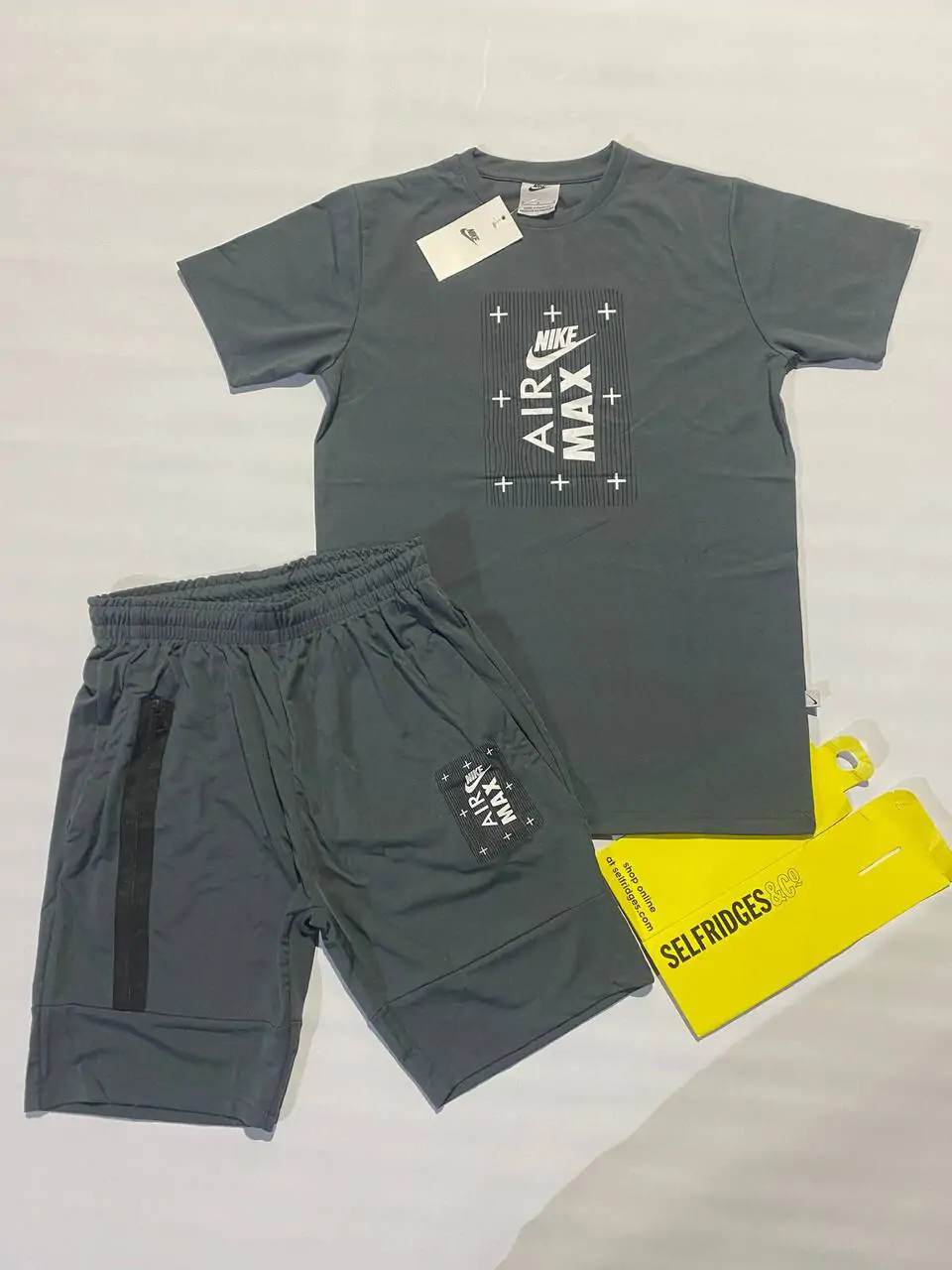 Nike Airmax T shirt and Shorts Set black