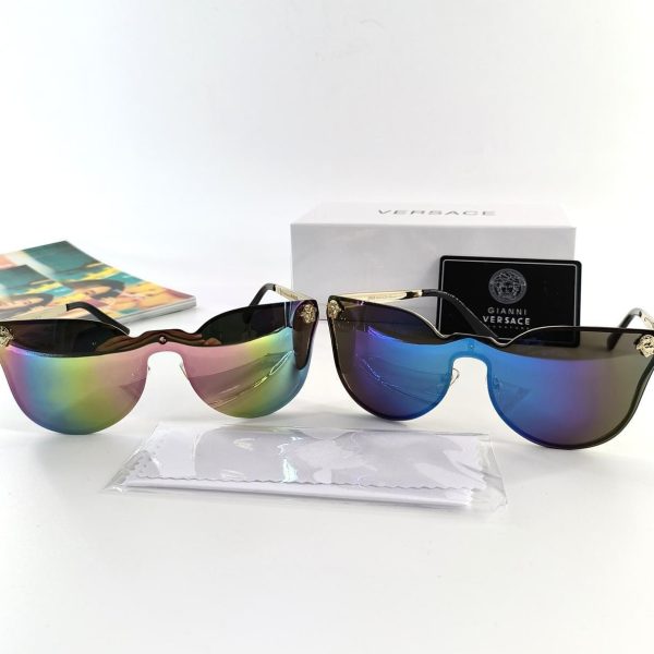 Versace Reflective Mirror Square Classic Sunglasses