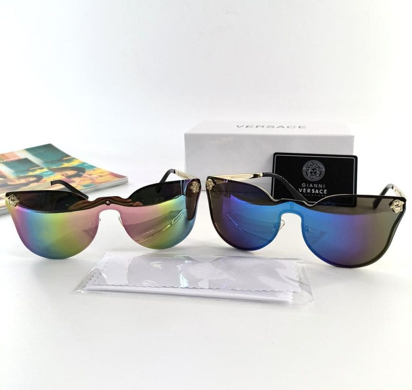Versace Reflective Mirror Square Classic Sunglasses