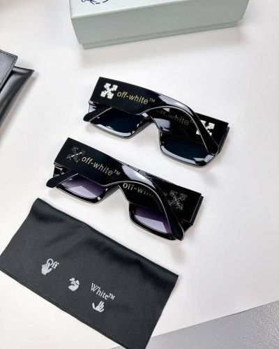 Off-White Virgil Black Grey Square Sunglasses