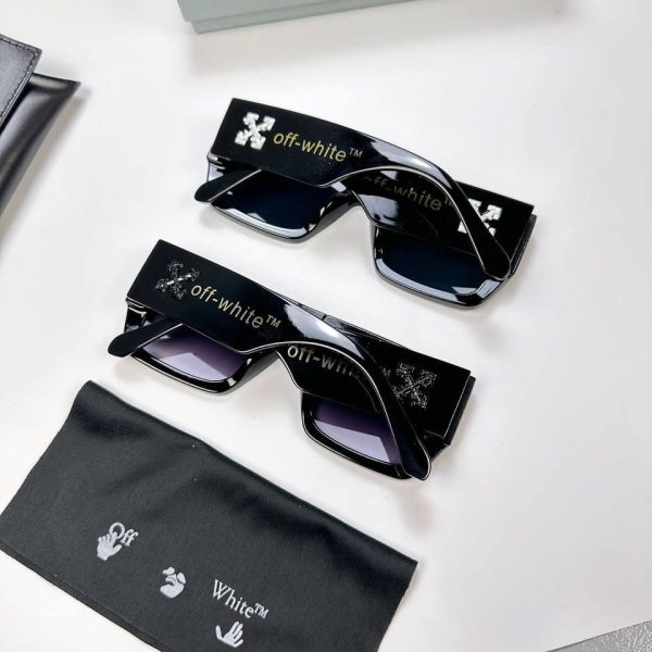Off-White Virgil Black Grey Square Sunglasses