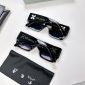 Off-White Virgil Black Grey Square Sunglasses