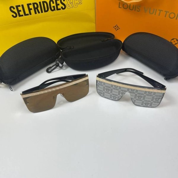 Versace Black & Brown Sunglasses