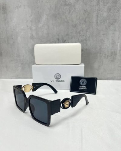 Versace Square Frame Sunglasses Black