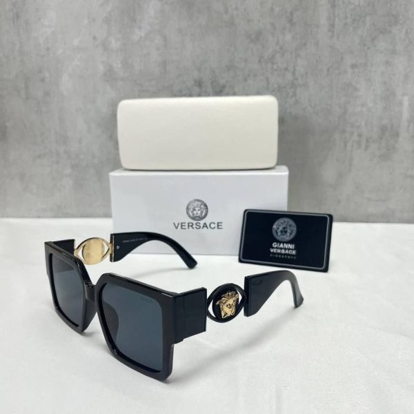 Versace Square Frame Sunglasses Black