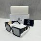 Versace Square Frame Sunglasses Silver