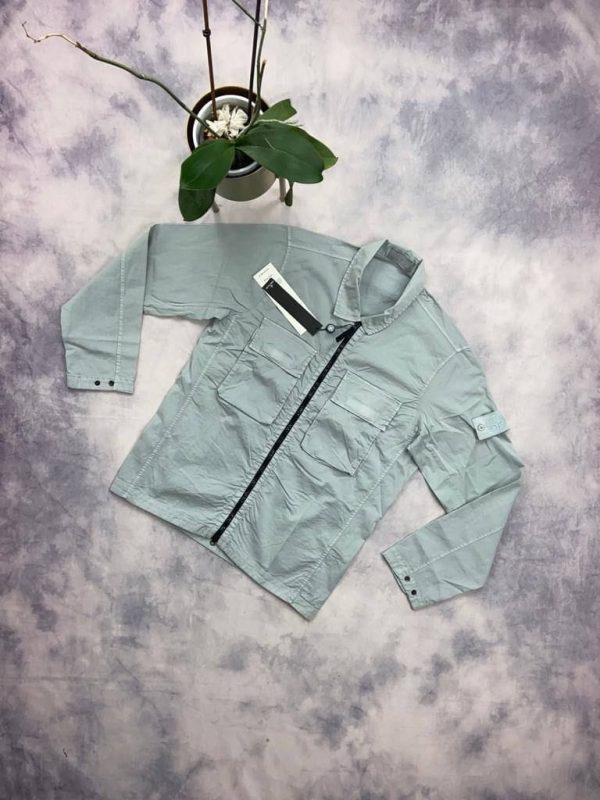 Stone Island Ghost Overshirts in light grey Color Stone Island Ghost Overshirts in light grey Color
