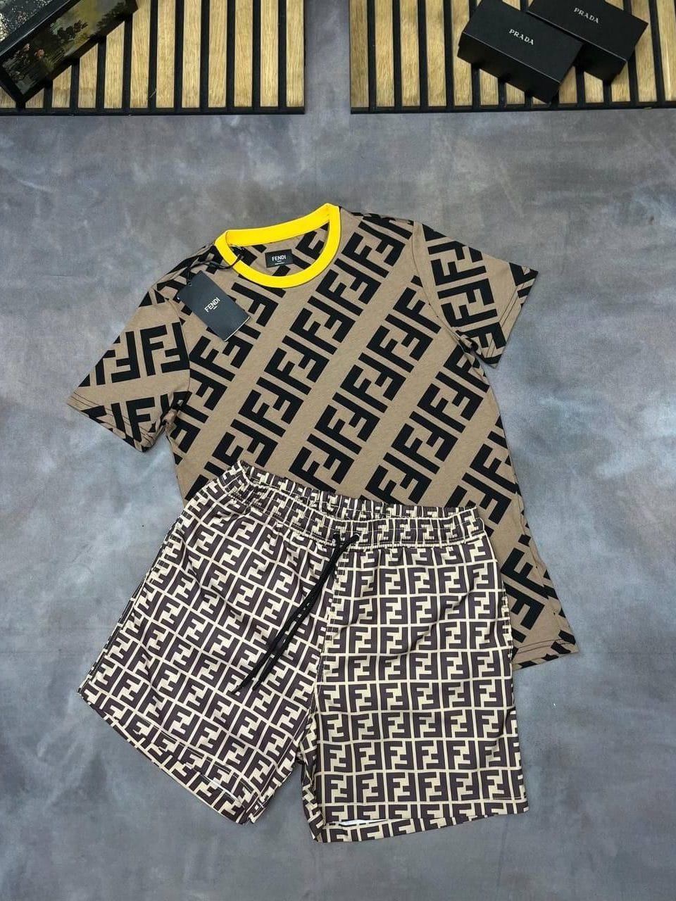 Fendi T-shirts & Shorts Set