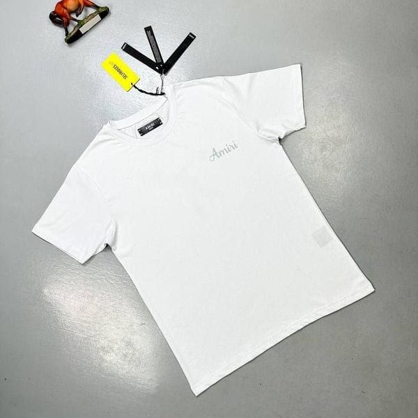 Amiri Lanesplitters Men’s White Color T-Shirt Front View