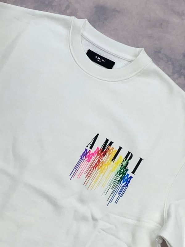 Amiri cotton jumper front chest logo Amiri cotton jumper front chest logo
