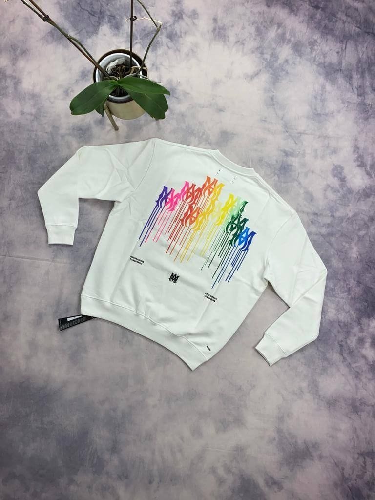 Amiri jumper back big logo white