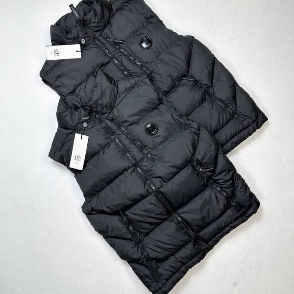 C.P. Company DD Shell Padded Vest Body Warmer For Men's in Black Colour