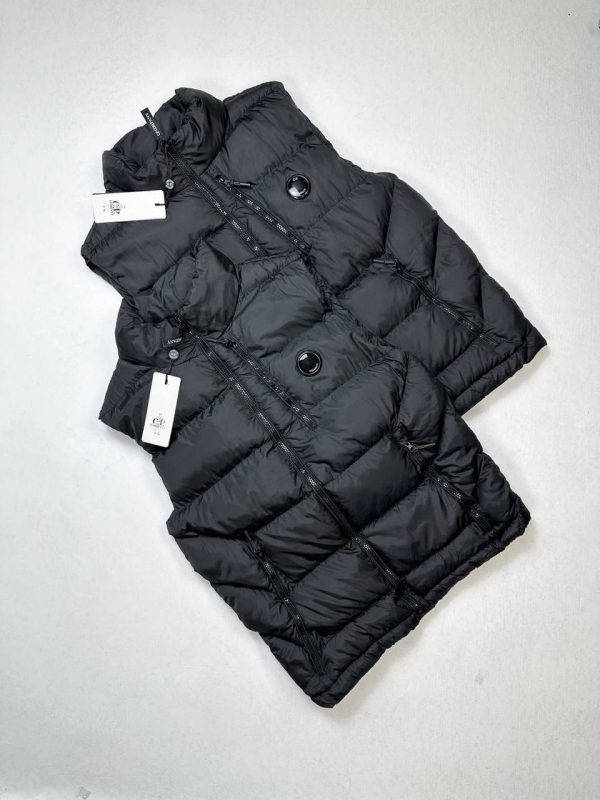 C.P. Company DD Shell Padded Vest Body Warmer For Men's in Black Colour