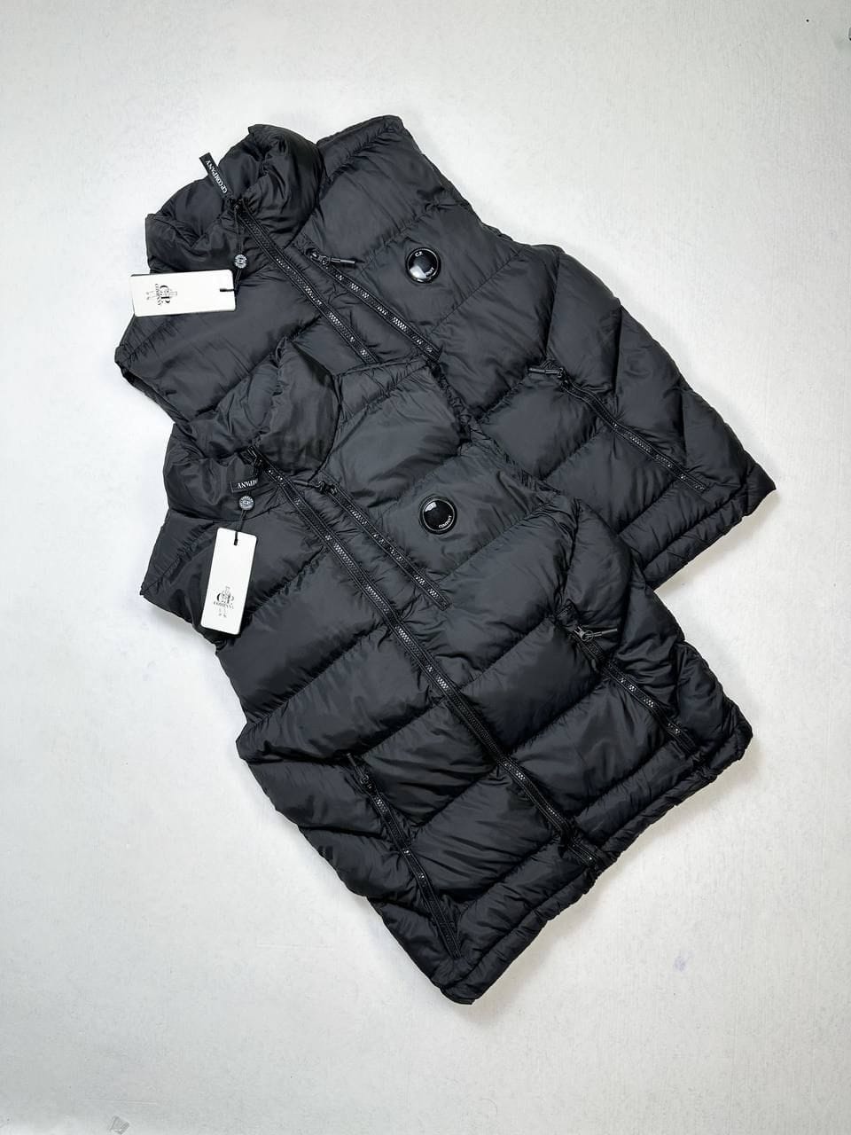 C.P. Company DD Shell Padded Vest Body Warmer For Men's in Black Colour