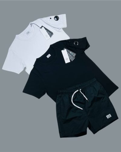 C.P. Company Men’s Logo T-Shirt & Shorts Set