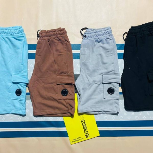 C.P. Company light fleece bootleg shorts