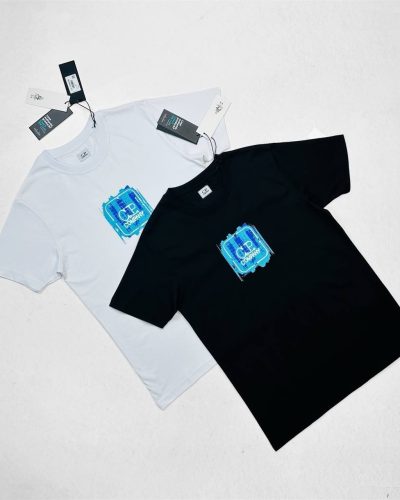 C.P. Company logo printed T-shirt for men front view