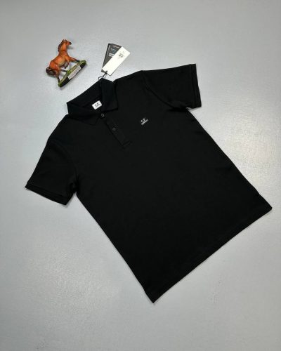 C.P. Company slim fit polo in black – men’s luxury casualwear
