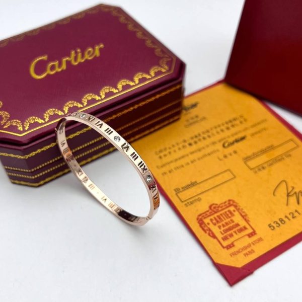 Cartier Bracelet in Rose Gold Color