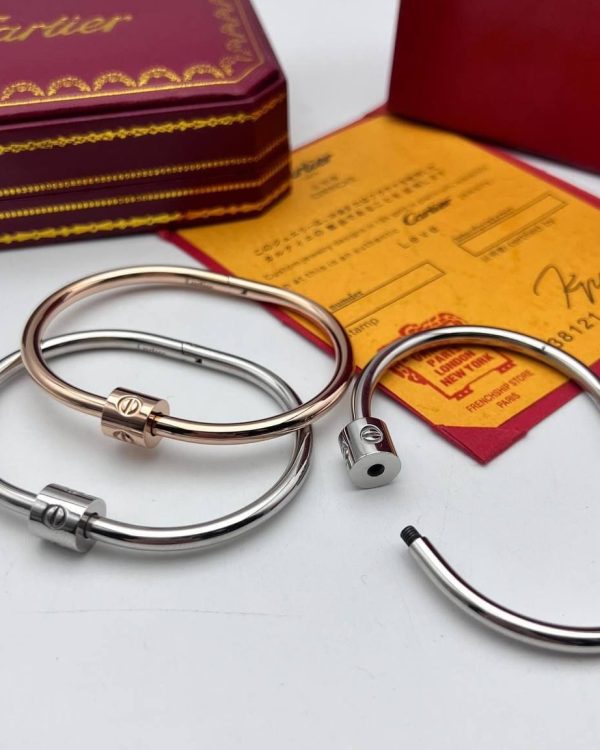 Cartier Bracelets in 2 Different Colors