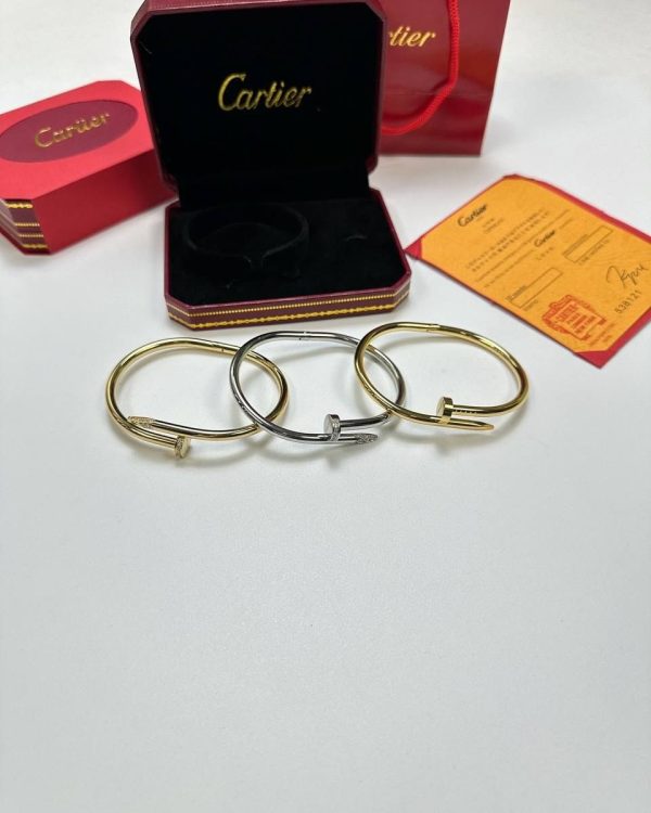 Cartier Nail Bracelet in 3 Different Colors