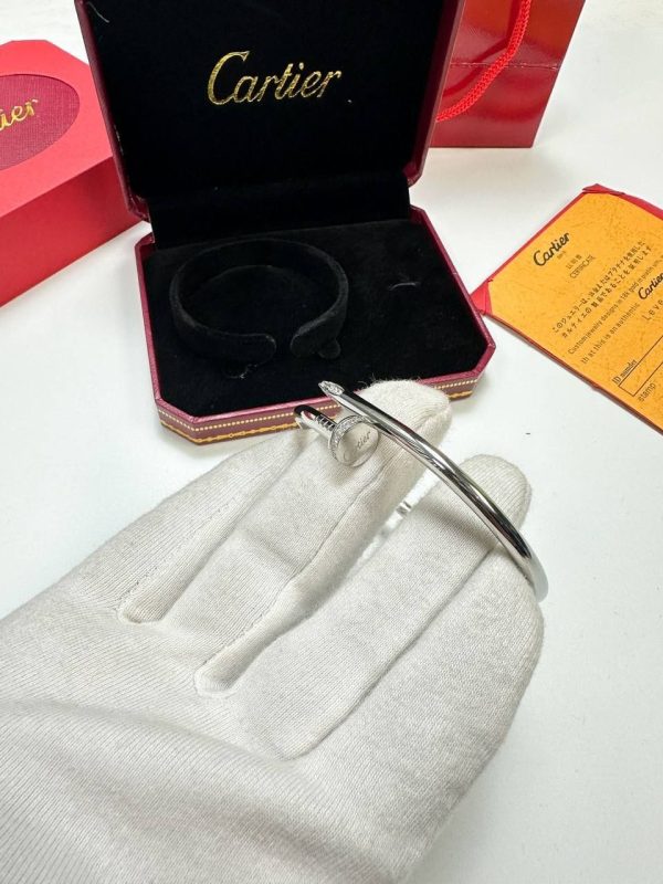 Cartier Nail Bracelet in Silver Colour Cartier Nail Bracelet in Silver Colour
