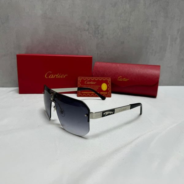 Cartier Wooden Stick Panther Sunglasses