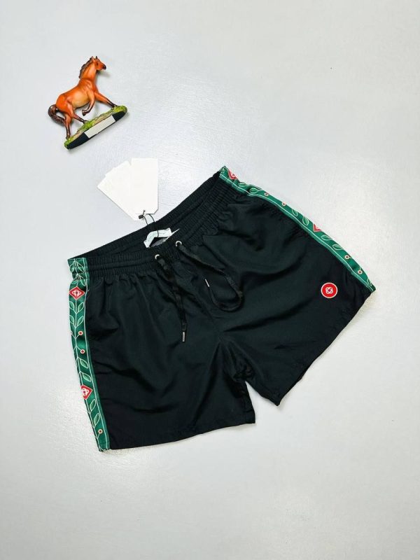Casablanca Men's Shorts in black colour Casablanca Men's Shorts in black colour