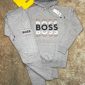 Hugo Boss Cotton Blend Tracksuit light grey