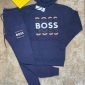 Hugo Boss Cotton Blend Tracksuit navy blue