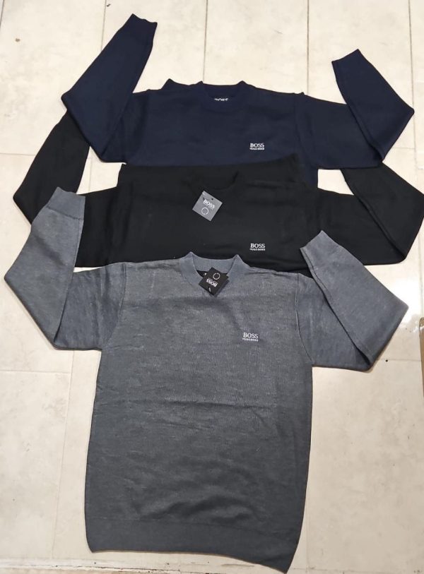 Hugo Boss Men’s Jumper with Bold Logo