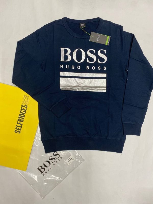Hugo Boss Salbo Men’s Sweatshirt navy blue Hugo Boss Salbo Men’s Sweatshirt navy blue