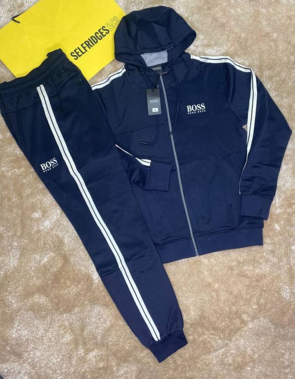 Hugo Boss Stretch Sports Tracksuit navy blue Hugo Boss Stretch Sports Tracksuit navy blue