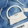 Jacquemus Le Sac Round Mini Bag white