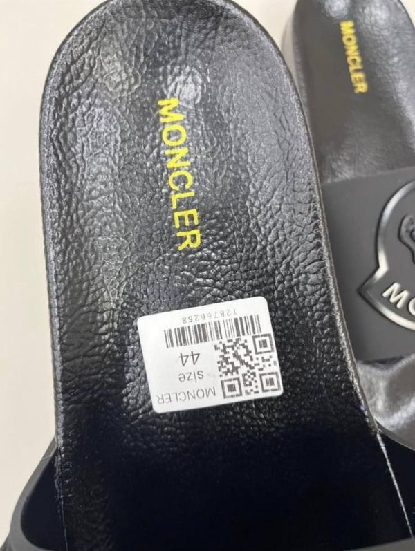 Moncler Basile Logo Embossed Sliders 2 Moncler Basile Logo Embossed Sliders 2