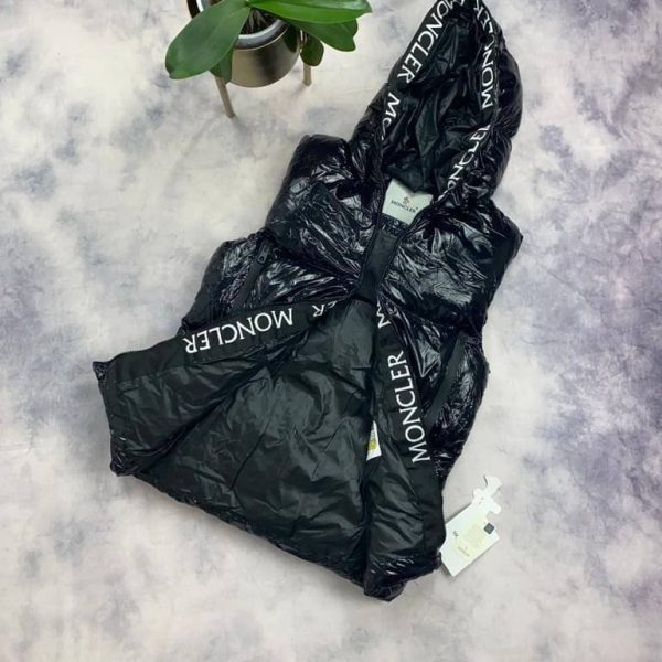 Moncler Black Hooded Puffer Jacket