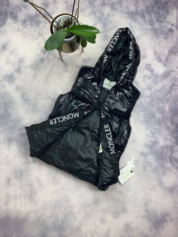 Moncler Black Hooded Puffer Jacket