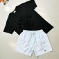 Moncler Black T-Shirt & Logo Shorts Set in 2 Colors for Men 1